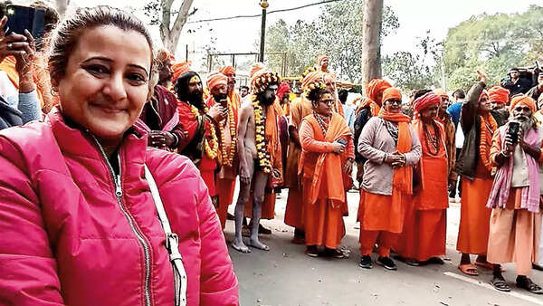 Smita Singh at the Maha Kumbh in Prayagraj