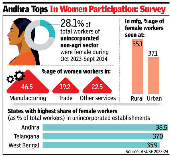 'छोटे बिज़ एमएफजी में 50% से अधिक मालिक महिलाएं हैं'