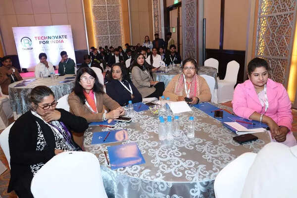 Audience listening to the keynote speaker Abhishek Daga, Co-founder, Thrillophilia