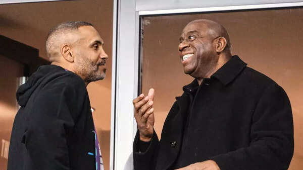 Grant Hill and Magic Johnson