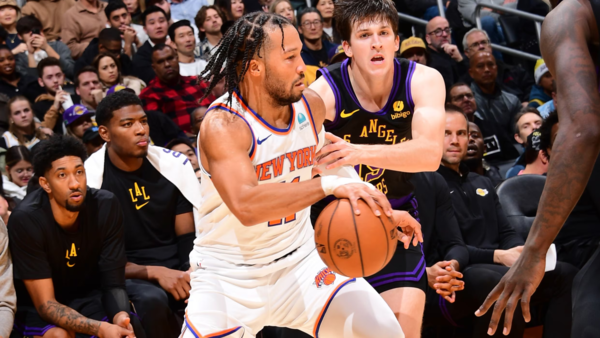 Los Angeles Lakers vs New York Knicks Credits: NBA