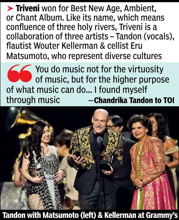 Nooyi’s sister Chandrika, 71, wins Grammy for chant album