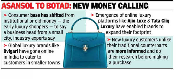 Small towns log on to shop luxury brands