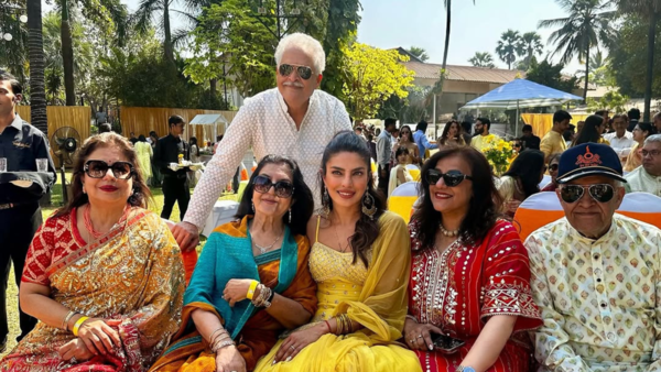 Priyanka Chopra stuns at her brother’s haldi ceremony