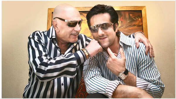 Feroz Khan and Fardeen Khan