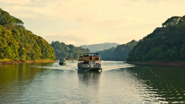 Boat safari at Periyar National Park