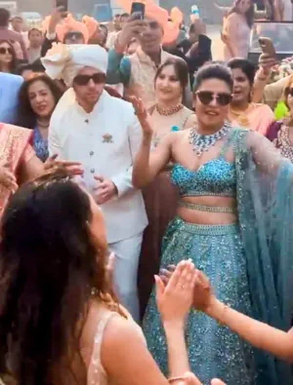 Priyanka Chopra stuns in heavy-embellished lehenga at brother’s wedding