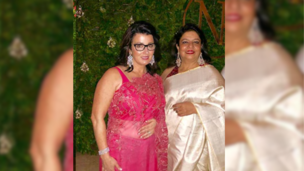 Mama Jonas at Siddharth Chopra's wedding