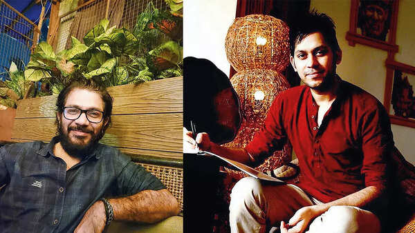 (L) Kamal Pandey, who has to his credit works like TV show Na Aana Iss Des Laado, says Kumbh is a treasure trove of story ideas (R) Raaj Shandilya