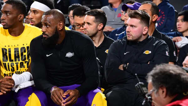 Luka Doncic and LeBron James.