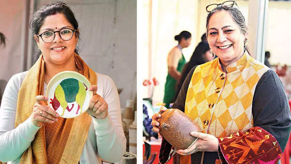 (L) Anju Paliwal (R) Vandana Sehgal