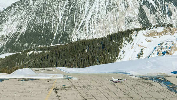 Courchevel Altiport in France