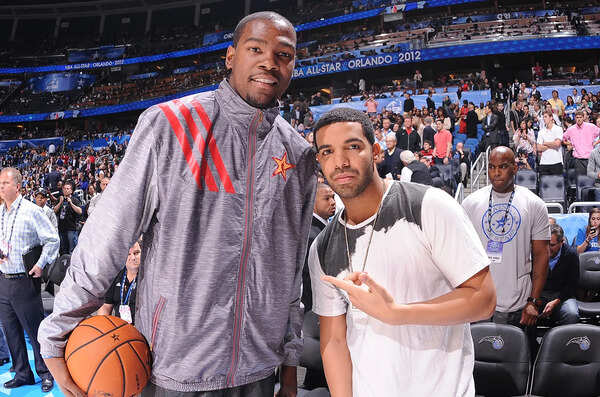 Drake and Kevin Durant.