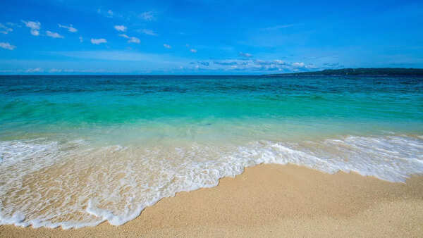 Pristine beach