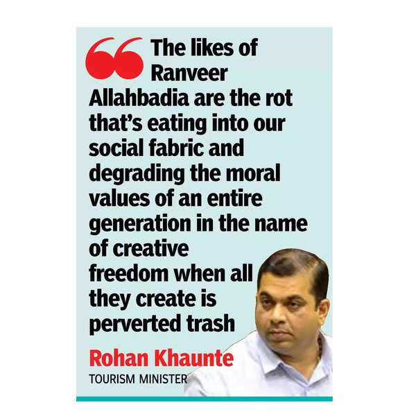 Khaunte slams YouTuber’s comments on online show.