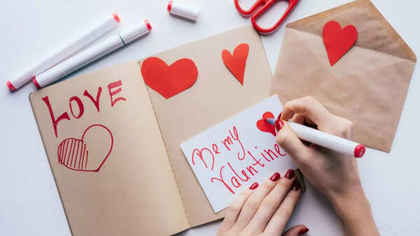 Handwritten love letter