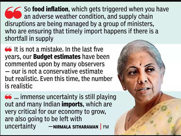 Govt keeping a close watch on prices & rupee, says FM.