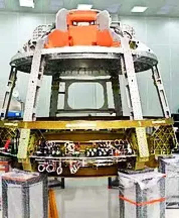 Isro completes Gaganyaan’s crew module system for critical descent