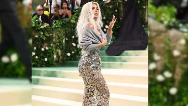 Kim reveals the results from her Met Gala gown