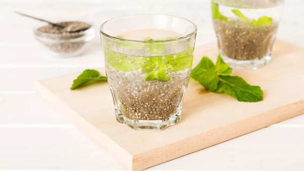 Aloe Vera Chia Seeds water