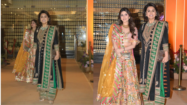 Neeta Ambani at Aadar Jain's mehendi ceremony