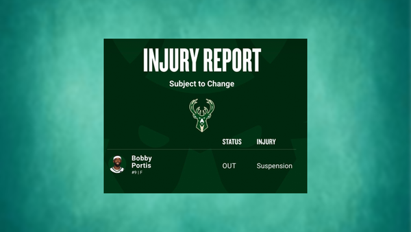 Bucks injury report