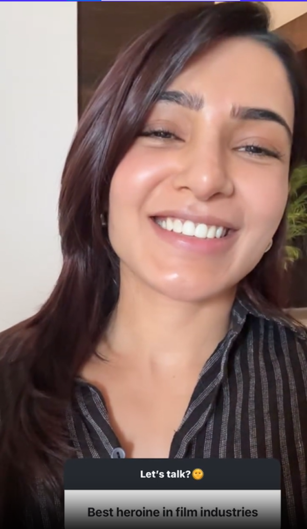 Samantha Ruth Prabhu IG story