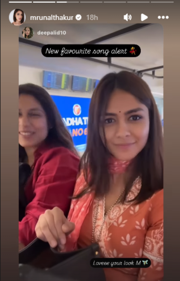 Mrunal Thakur IG story 3