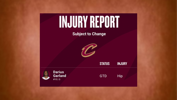 Cavaliers injury report Feb 25