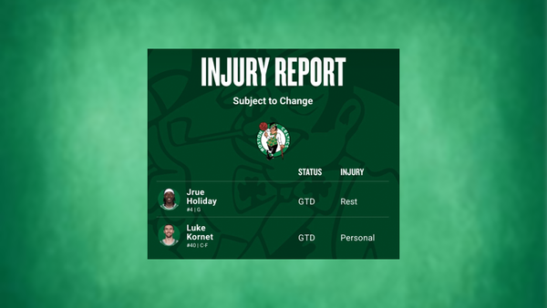 Celtics injury report Feb 26