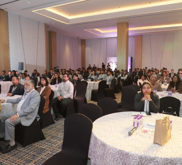 Audience listening to the keynote speaker Rajat Jain (Director & CEO- Sunfox Technologies)