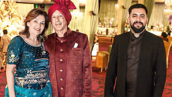 (L) M Vittoria Loche and Massimo Loche (R) Mohammad Danish
