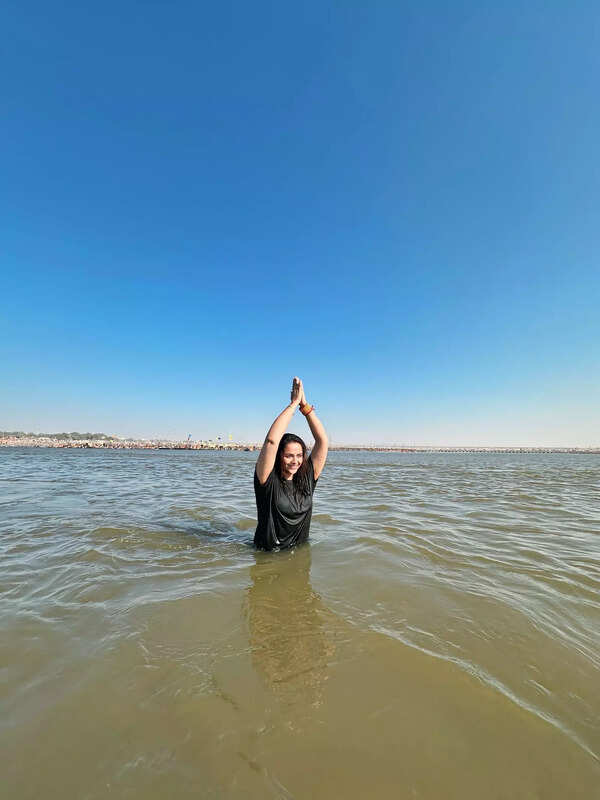 Prachi Tehlan at Kumbh Mela
