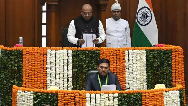 floral bloom at Delhi assembly