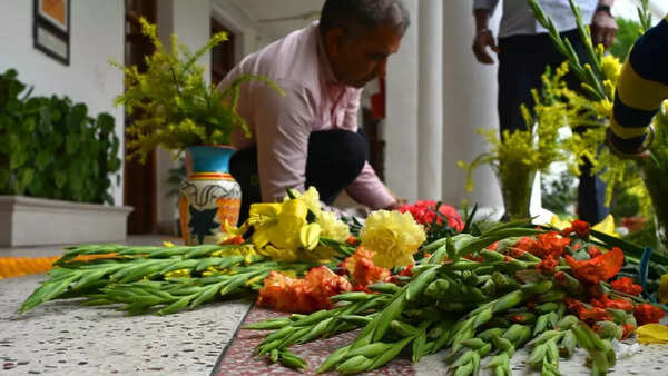 floral bloom at Delhi assembly