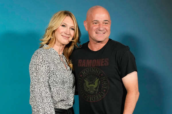 Andre Agassi and Steffi Graf