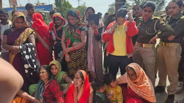 The deceased’s kin stage protest seeking action against culprits
