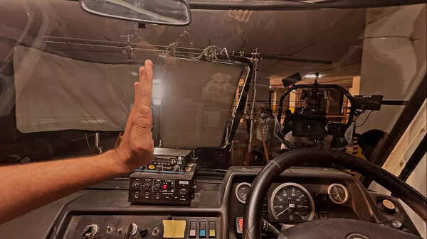 Mrunal Thakur drops a sneak peek from the 'Dacoit' sets; Shares fun moments with Adivi Sesh