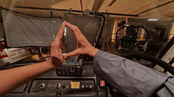 Mrunal Thakur drops a sneak peek from the 'Dacoit' sets; Shares fun moments with Adivi Sesh_3.