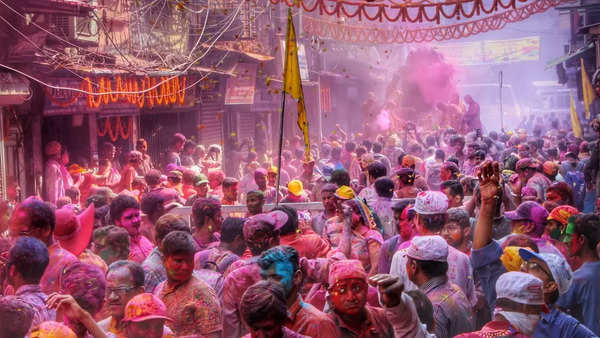 people playing music at holi