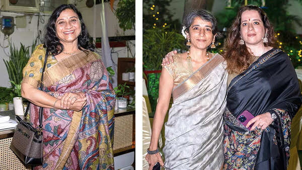 (L) Dr Abha Dalela (R) Misha & Shruti