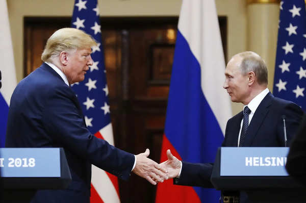 Donald Trump with Vladimir Putin