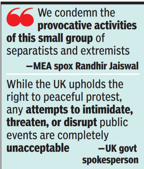 India, UK condemn incident