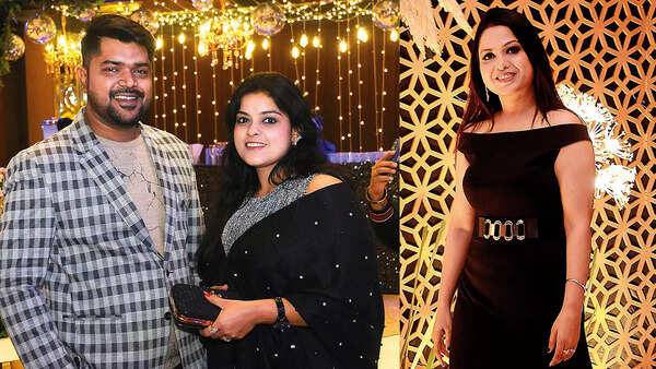 (L) Sanjana and Harsh Agarwal (R) Shivani Verma