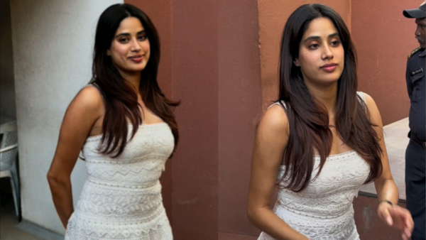 Janhvi Kapoor in maxi dress for her birthday
