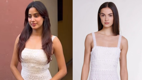 Janhvi Kapoor's white maxi dress outfit