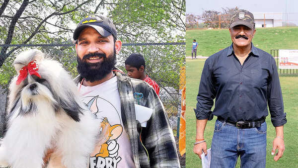 (L) Anurag’s Shih Tzu Dora wagged her way as the winner (R) Anurag Mishra
