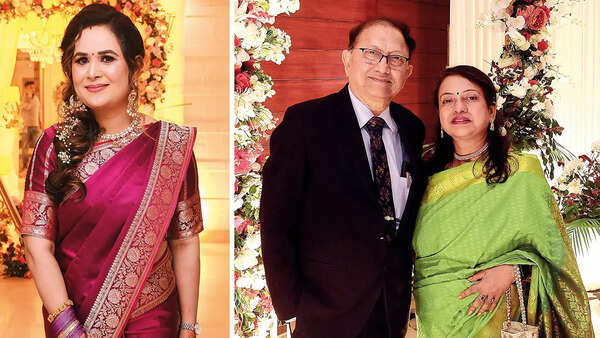 (L) Dr Ratna Tewari Singh (R) Dr S Munshi and Bul Bul Munshi