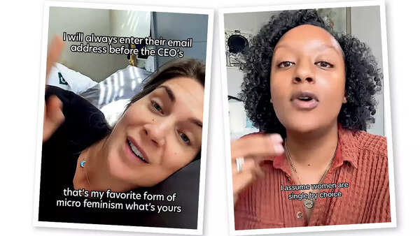 Microfeminism began as a trend when TikTok creator Ashley Chaney sparked a conversation, sharing how she subtly alters workplace interactions to challenge gender biases. It resonated with women from diverse backgrounds, who shared stories of their everyday acts of microfeminism, turning it into a trend