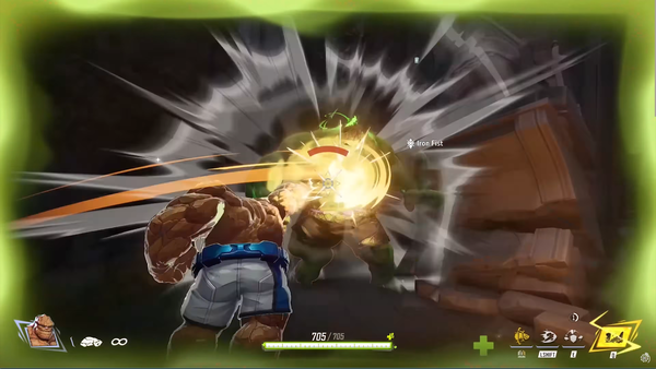 The Thing and Hulk interaction in Marvel Rivals